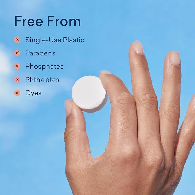 BLUELAND Foaming Hand Soap Refill Tablets, Fragrance Free, Eco Friendly - Image 7