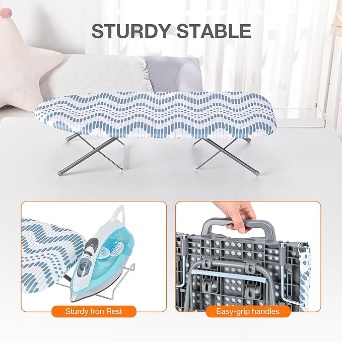 APEXCHASER Tabletop Ironing Board - Image 6