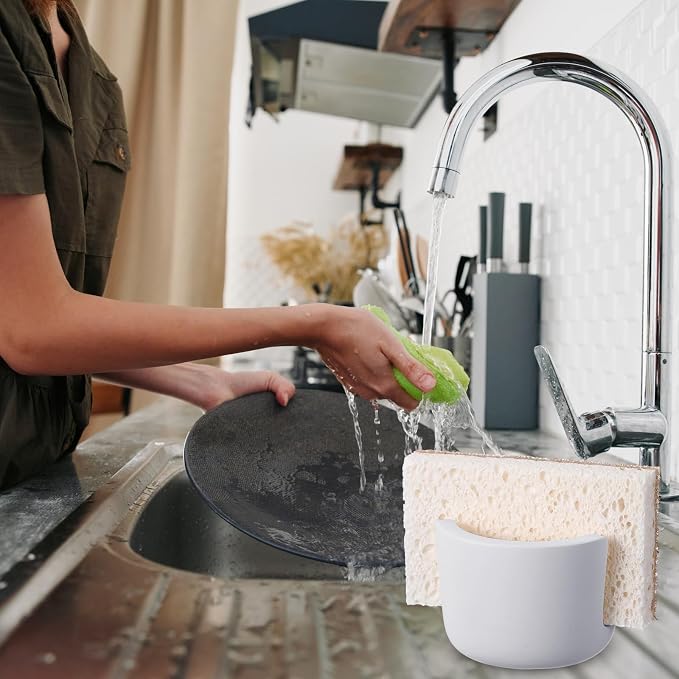 Geelin 2 Pack Diatomite Stone Sponge Holder - Image 4