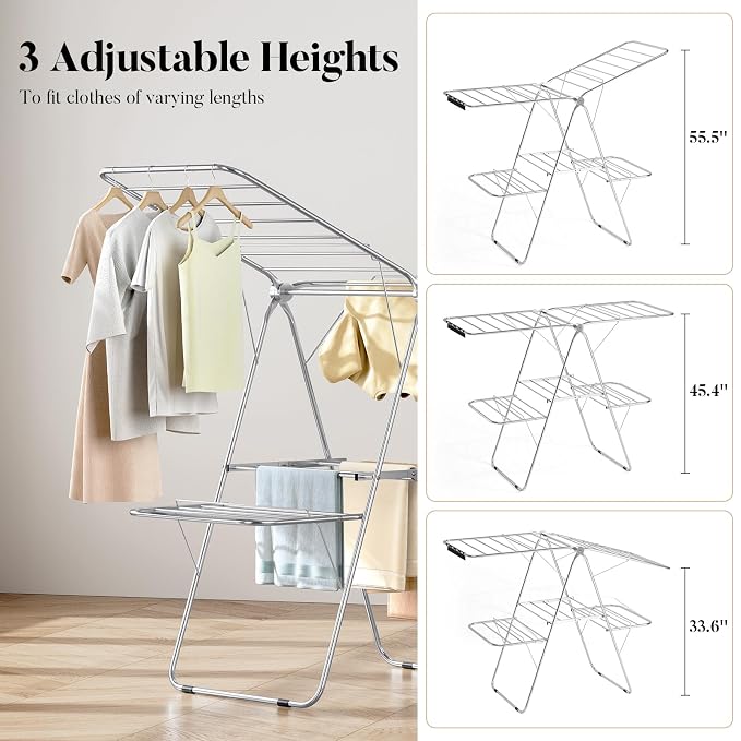 APEXCHASER Clothes Drying Rack - Image 7