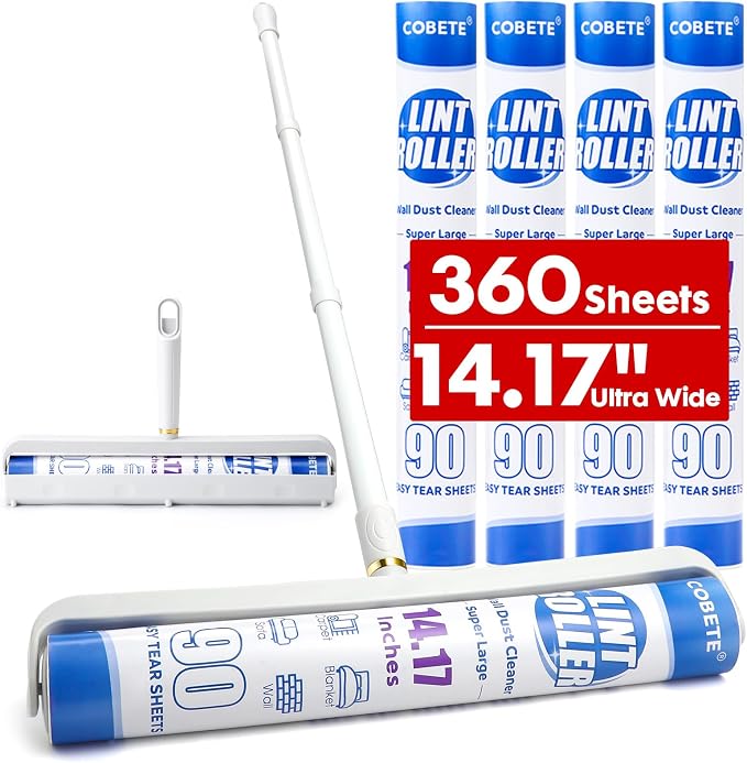 COBETE 14.17in Large Floor Lint Rollers by COBETE