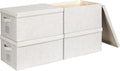 Large 17''x12'' Quart Collapsible Stackable Storage Bins by GraciadecoStorage