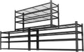 Storage Shelves Heavy Duty 3 PCS, 4-tier Adjustable Metal Industrial Utility by ROOMTEC