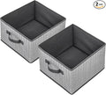 Storage Baskets, 11-Inch Woven Fabric Bins, Storage Cubes by EITMOW