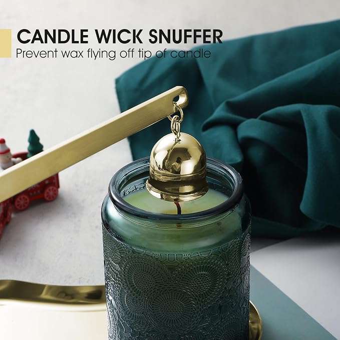 PATOISE 4 in 1 Candle Accessory Set, Candle Wick Trimmer Cutter, Candle Snuffer - Image 3