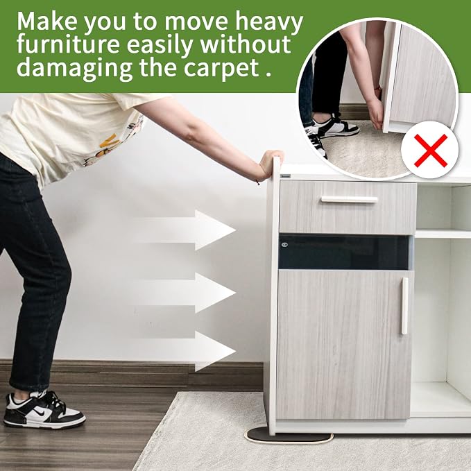 Furniture Sliders for Carpet 4 PCS - Image 5