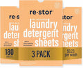 restor Laundry Detergent Sheets Tropical Breeze 180 Loads | Eco Friendly by restor