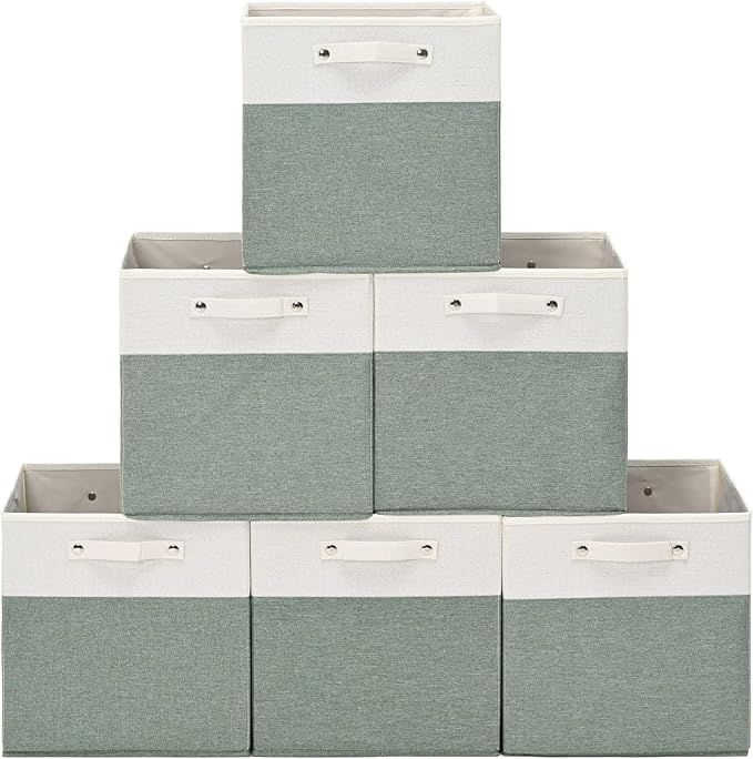 13 x 13 Inch Fine Linen Storage Bins by FinishingBo