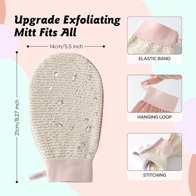 LOTTA Dual-Sided Exfoliating Gloves - Image 7