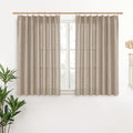 YoungsTex Oatmeal Linen Curtains 36 Inch Length by YoungsTex