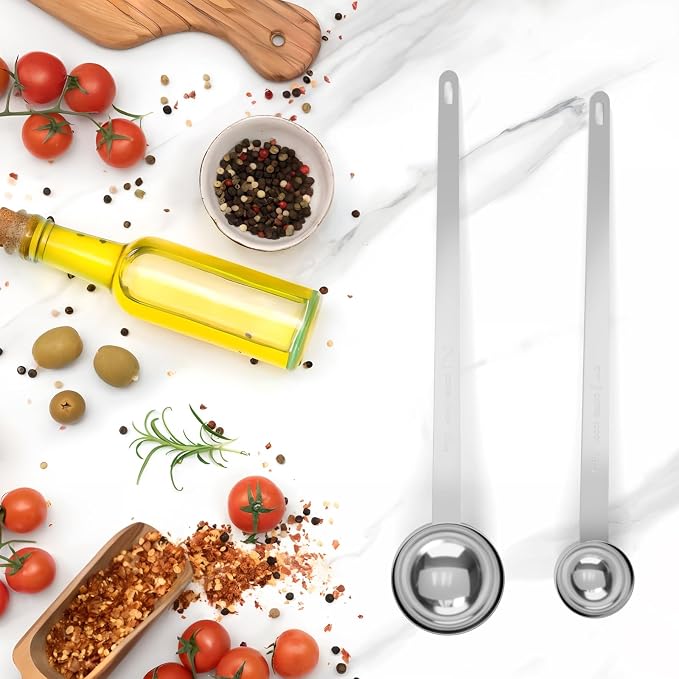 2PCS 2 Tablespoon Coffee Scoop, 9.5" Long Handle Measuring Spoon, Two tbsp - Image 6