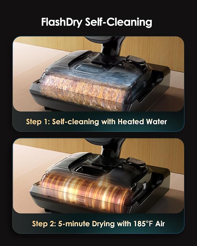 Tineco Floor One S7 Artist Wet Dry Vacuum Cleaner, 22kPa Suction, iLoop Smart - Image 5