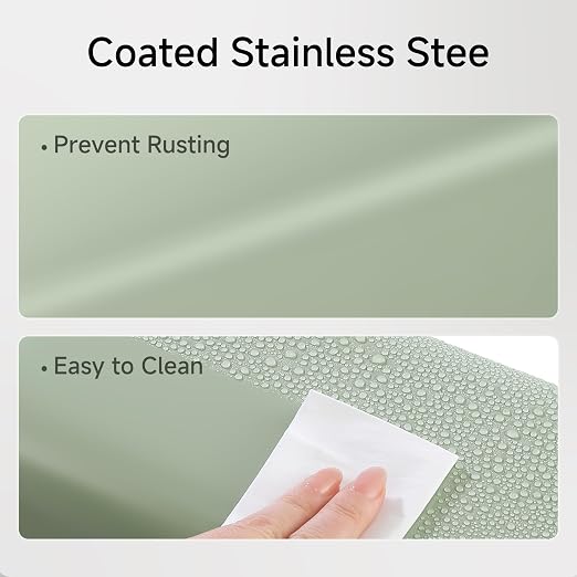 TIPGO Small Metal Trash Can, 2.1 Gallon Slim Trash Can - Image 6
