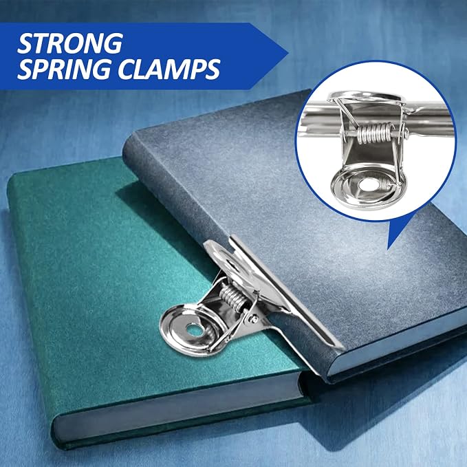 10 Pack Large Metal Hinge Clips - Image 3