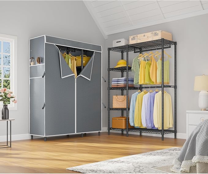 VIPEK V7C Garment Racks with Cover Portable Closets - Image 3
