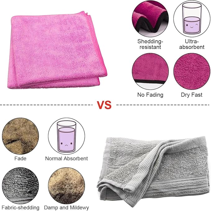 Single Microfiber Cleaning Cloth 40x40 cm - Image 4