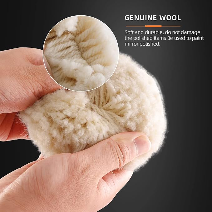 SPTA Wool Polishing Pad, Car Body Repair Buffing - Image 4