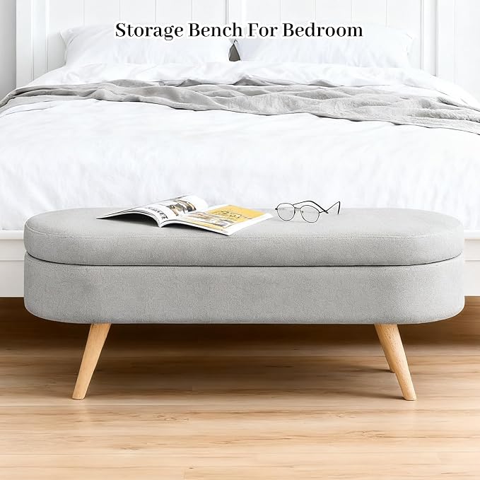 Storage Bench, Upholstered Entryway Benches - Image 3