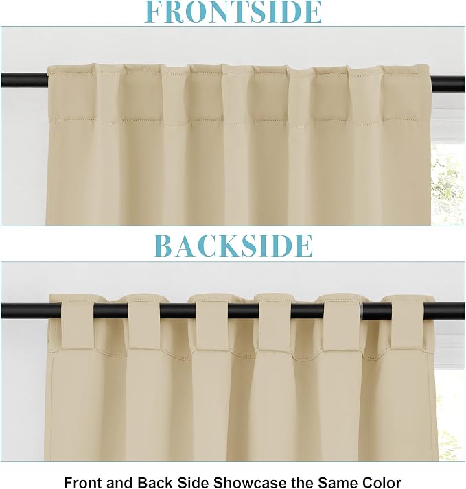 RYB HOME Room Darkening Curtains - Image 3