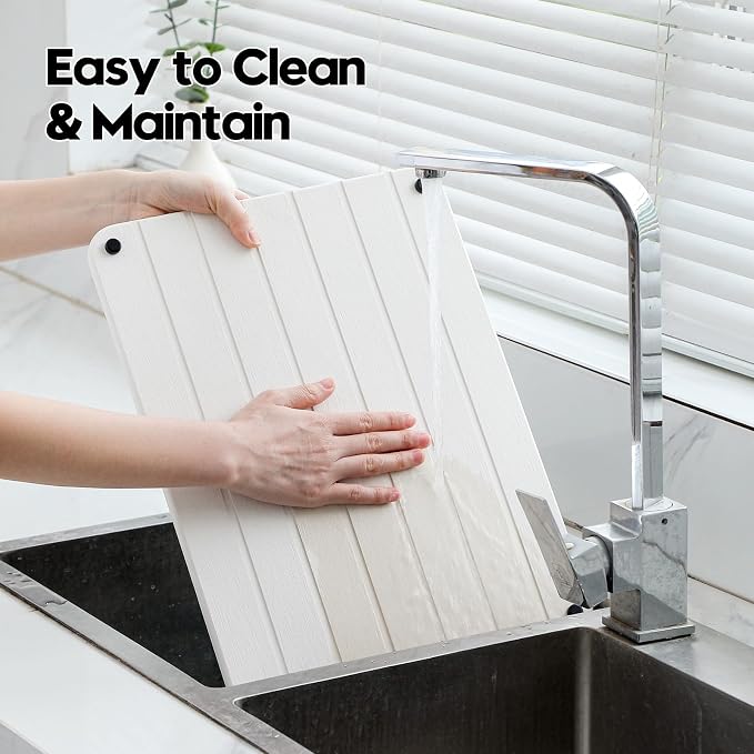 Stone Dish Drying Mat for Kitchen Counter, Water Absorbing Bathroom Tray Sink - Image 7