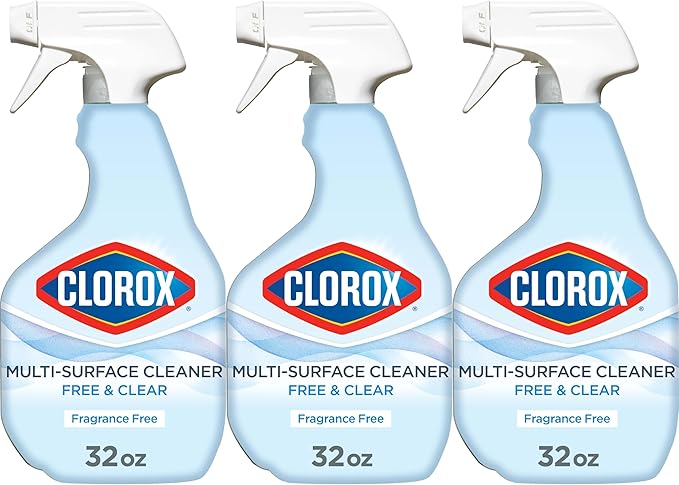 CLOROX Free & Clear Multi Surface Cleaner, Spray Bottle, Fragrance Free by Clorox