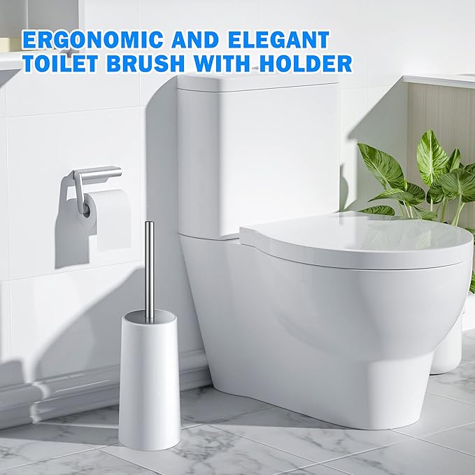 Toilet Brush and Holder, 2 Pack Toilet Brush - Image 6