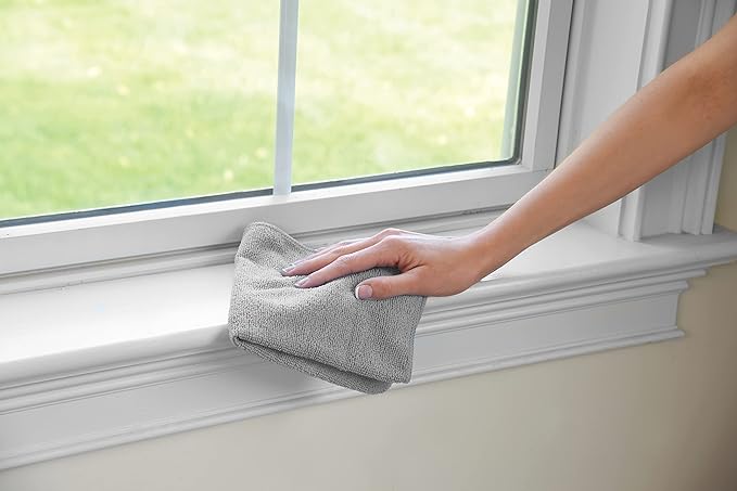 Rubbermaid All Purpose Microfiber Cleaning Cloth Towels, 50 Pack, Non-Scratch - Image 8