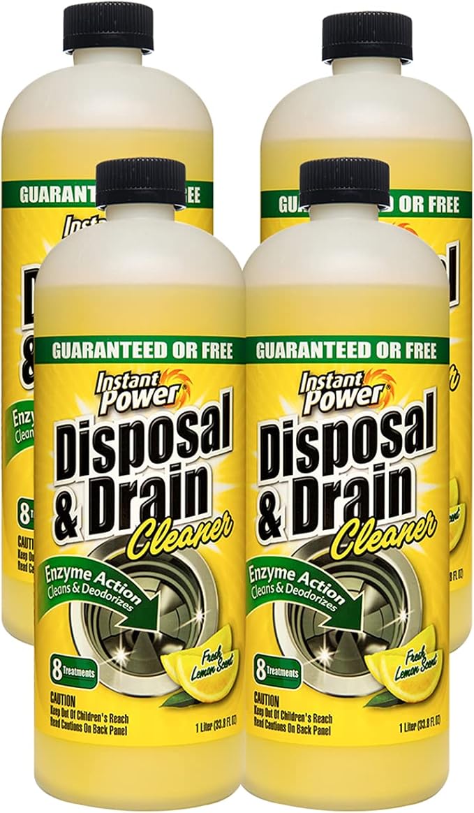 Instant Power Disposal and Drain Cleaner – Liquid Enzyme Clog Remover, Cleans by ScotchCorp