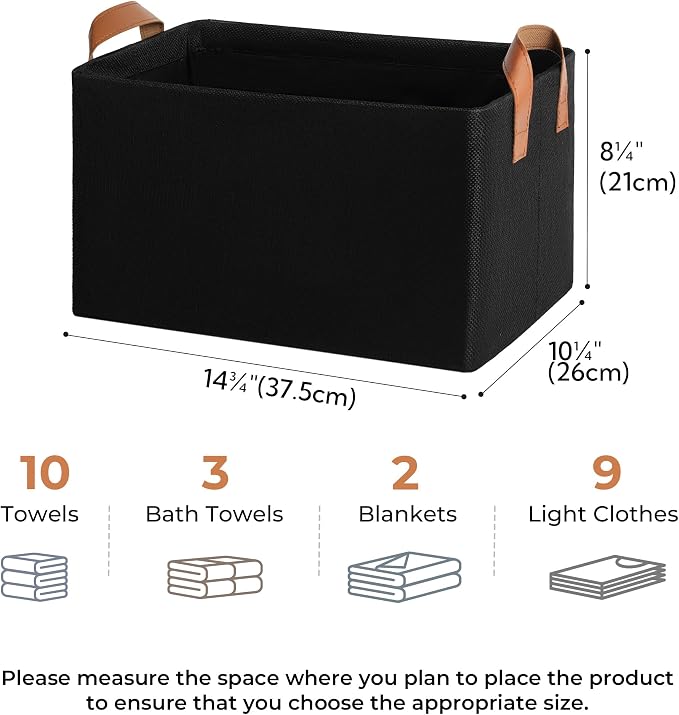 GRANNY SAYS Storage Baskets for Shelves, Closet Organizer Bins, Clothes Storage - Image 6