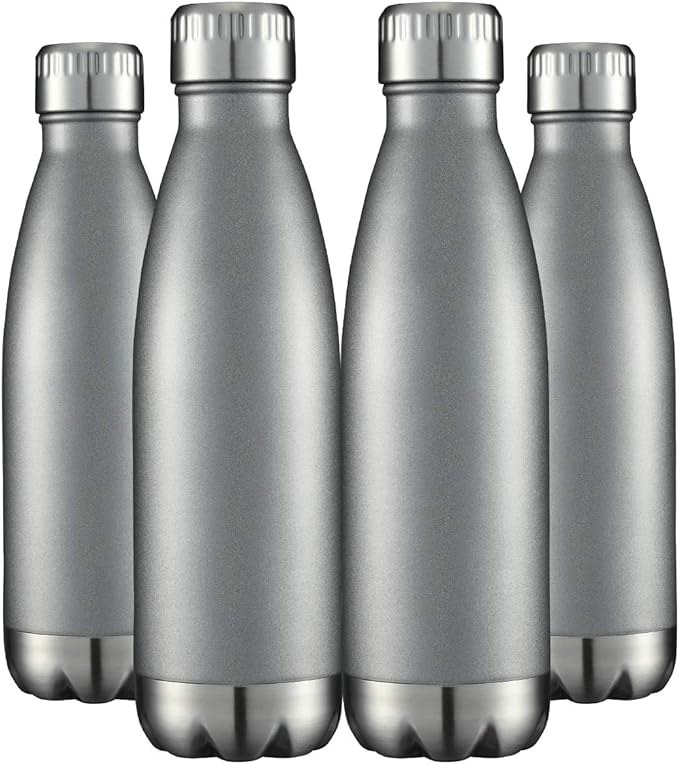 HASLE OUTFITTERS 17oz Stainless Steel Water Bottles Bulk, Vacuum Insulated by HASLEOUTFITTERS