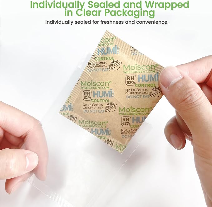 62% Size 8 Two-Way Humidity Control Packs, 120 Pack 8 Gram - Image 4