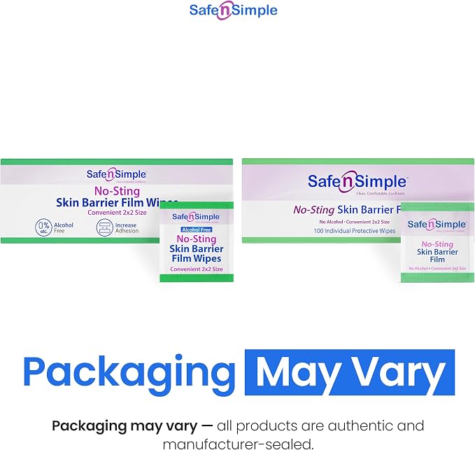 Safe n' Simple No Sting Skin Prep Wipes - Image 2