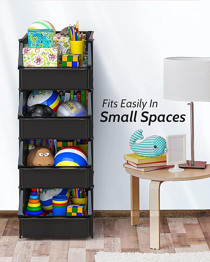 Skywin Plastic Stackable Storage Bins - Image 4