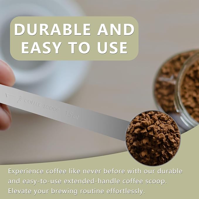 1PCS 1 Tablespoon Coffee Scoop, One tbsp Stainless Steel Scooper - Image 4