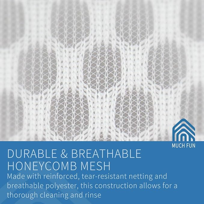 Muchfun 3Pcs Durable Honeycomb Mesh Laundry Bags - Image 2