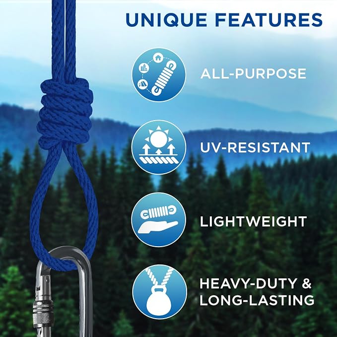 TECEUM Cotton Rope 3/16” – 100 FT – Strong All-Purpose Braided Rope – Natural - Image 4
