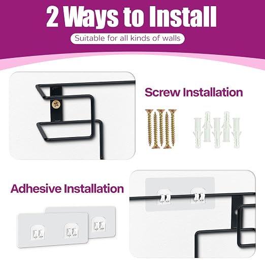 Glove Box Holder 2 Pack, Disposable Glove Dispenser Wall Mount, Metal Glove - Image 2