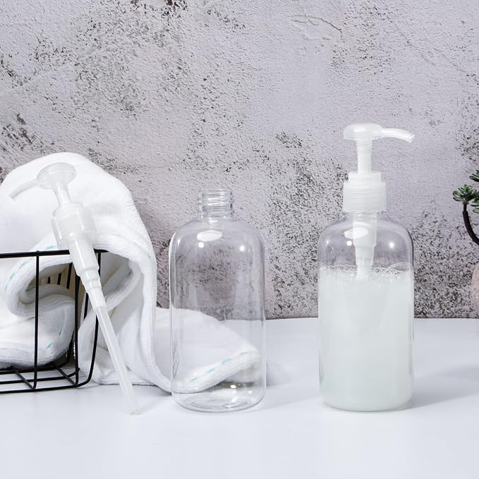 Yebeauty 16 Pack 10oz/300ml Pump Bottle Shampoo Pump Dispenser, Shampoo Bottles - Image 9