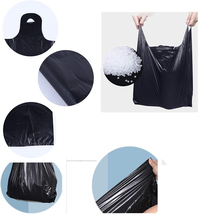 YYaaloa 100 pcs Black Trash Bags - Image 7