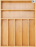 Silverware Organizer Kitchen Drawer Organizer Utensil Organizer Bamboo by Besilord
