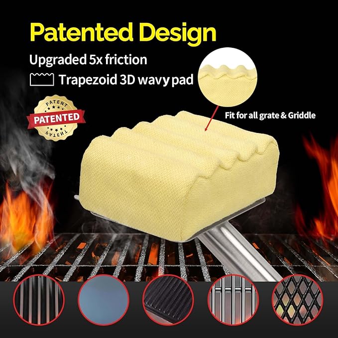 Upgraded Grill Brush Bristle Free, Water-Activated steam Effectively Cleans The - Image 2