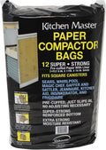 Kitchen Master Super Strong Compactor Bags | Precuffed, Garbage Compactor Bags by DanoGroup