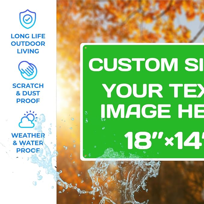 Personalized Aluminum Weatherproof Metal Signs - Image 3