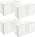 4Pack Acrylic Countertop Paper Towel Holder, Paper Towel Dispenser by CDIVEFTN