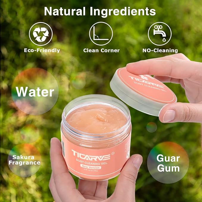 TICARVE 2Pack New Cleaning Gel Detail Putty Car Gel Auto Detailing Tools Car - Image 6