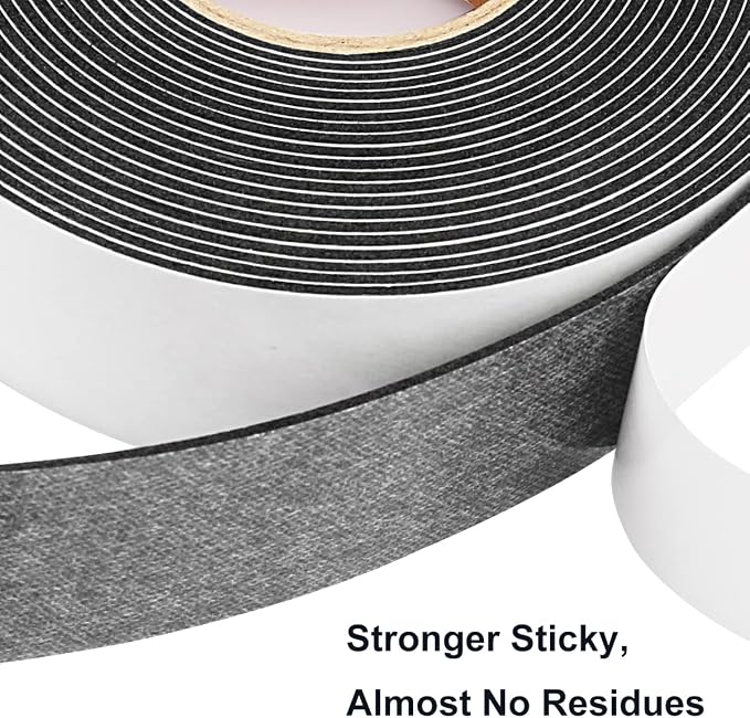 2 Rolls Weather Stripping Door Seal, Adhesive Closed Cell Weather Strip… - Image 3
