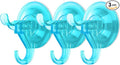 Antimbee 3 Pack Suction Cup Hooks, Removable Reusable Bathroom Suction Hooks by Antimbee