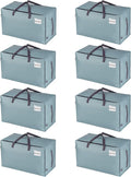 VENO 8 Pack Moving and Storage Bags, Heavy Duty, Alternative to Moving Boxes by Veno
