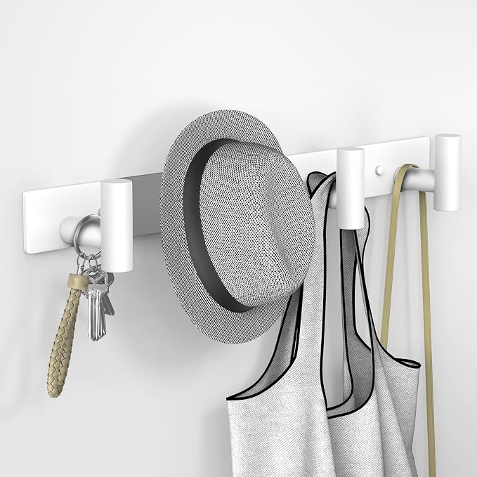 VAEHOLD Hat and Coat Wall Mount Rack - Image 2