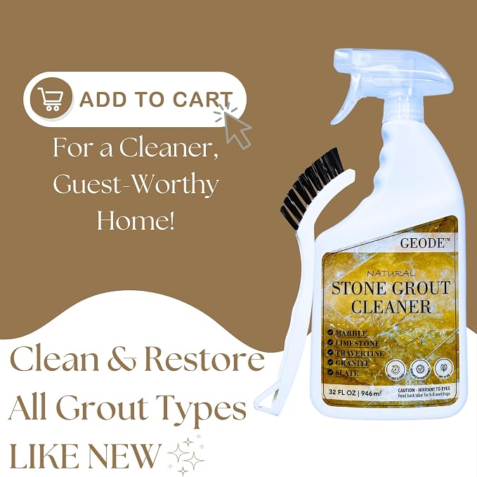 Natural Stone Grout Cleaner, Safe - Image 6